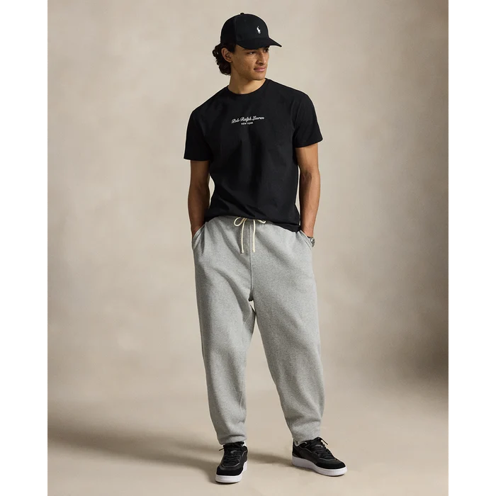 Classic Fit Logo Jersey T-Shirt in Black