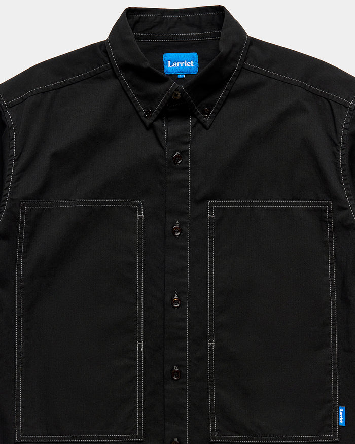 Cliff LS Shirt - Black