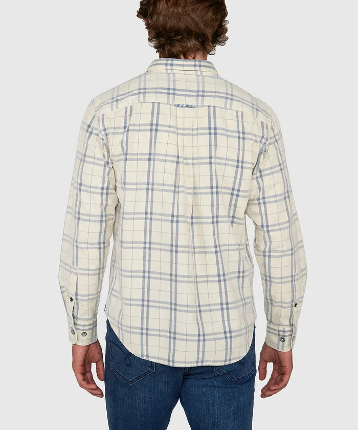 Coastline Cord Indio Plaid in Cloud Cream - Madison's Niche