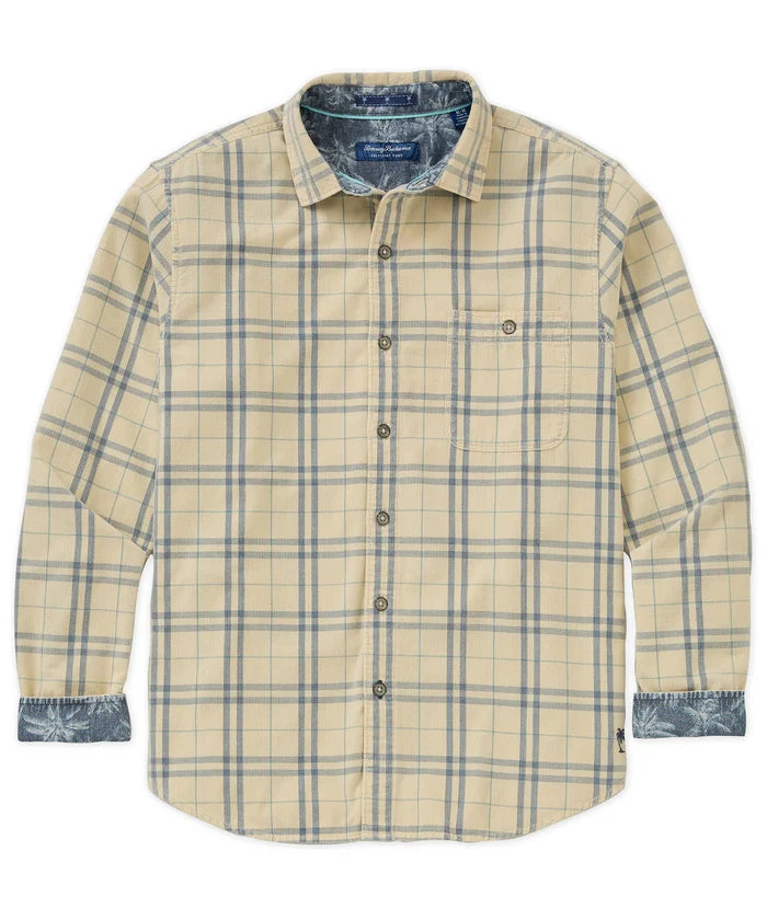 Coastline Cord Indio Plaid in Cloud Cream - Madison's Niche