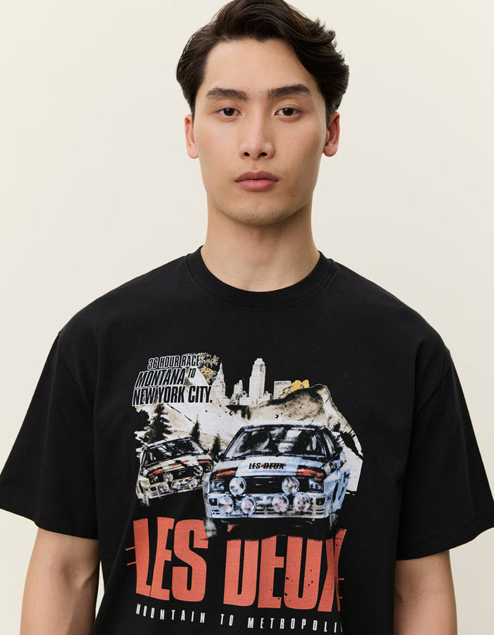 Cole Rally T Shirt - Black