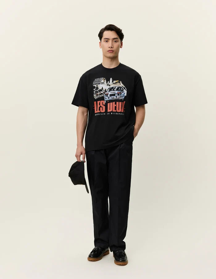 Cole Rally T Shirt - Black