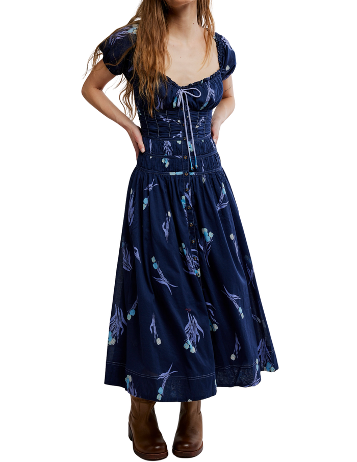 Complete Me Midi in Navy - Madison's Niche