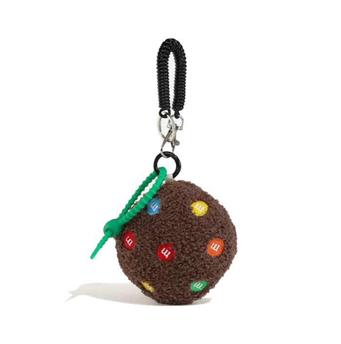 Front view of Cookie Bag Charm in dark brown, easy for gifting and photo-ready styling.