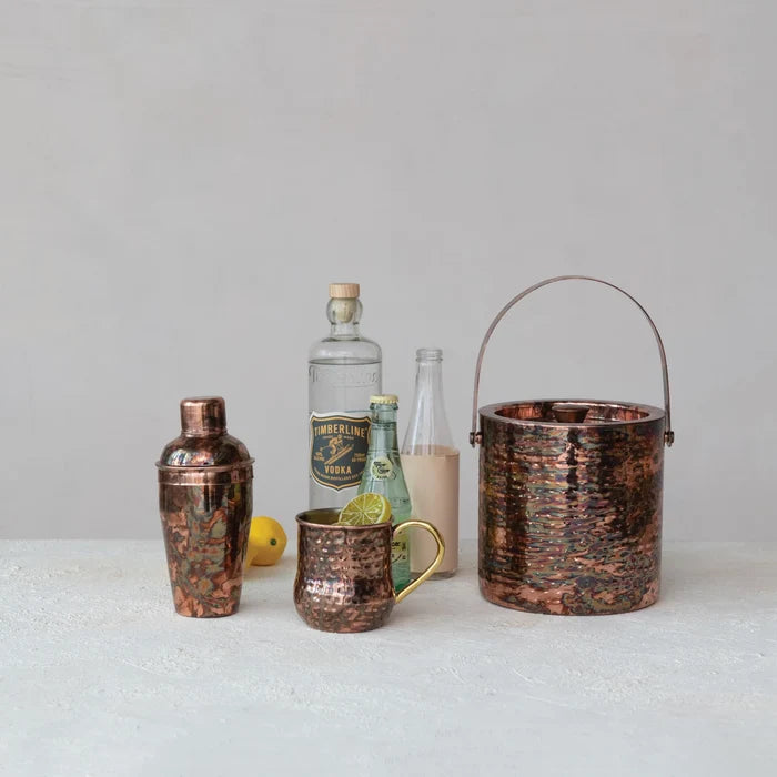 Copper Ice Bucket - Madison's Niche