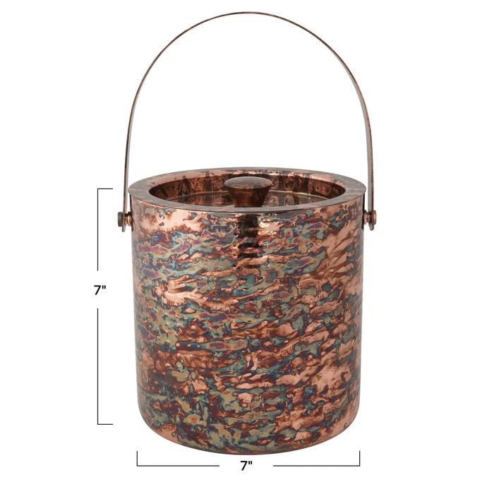 Copper Ice Bucket - Madison's Niche
