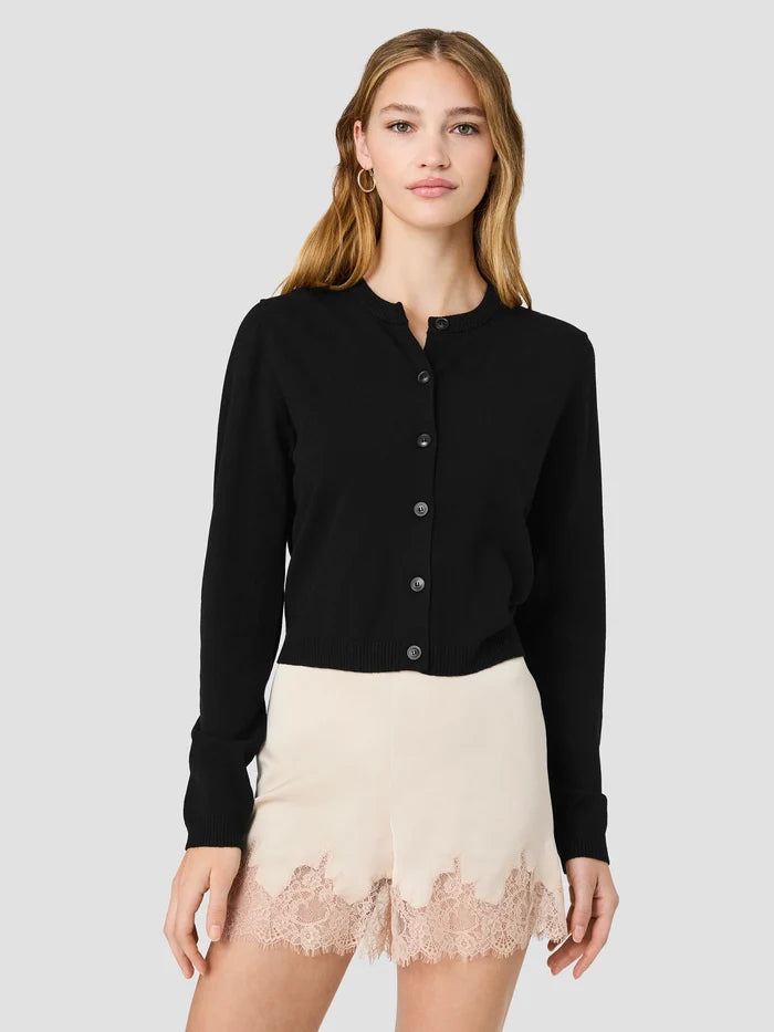 Cosysoft Fitted Cardigan in Black