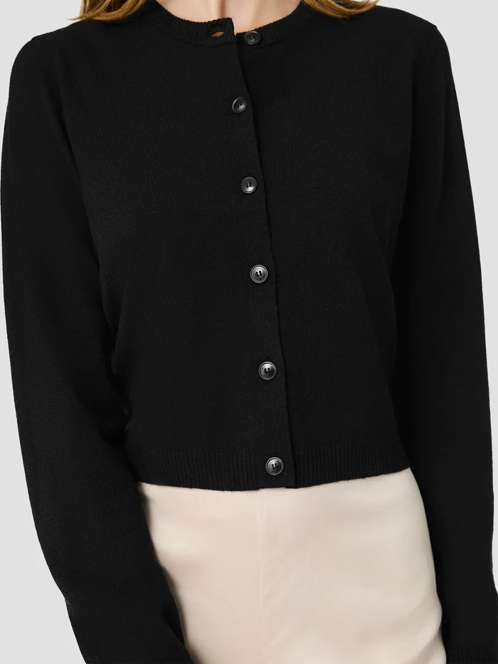 Cosysoft Fitted Cardigan in Black