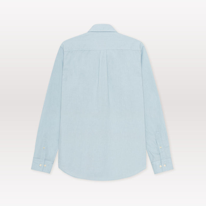 Cotton Linen Shirt - Skyway Blue