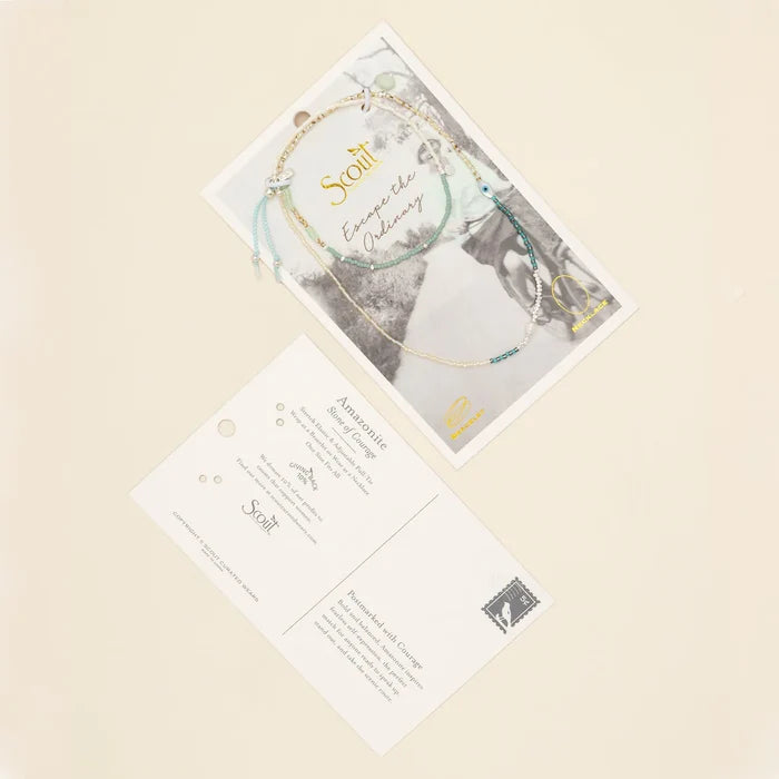 Courage Mixed Media Wrap - Madison's Niche