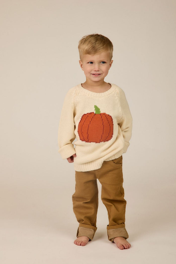 Cream Pumpkin Sweater
