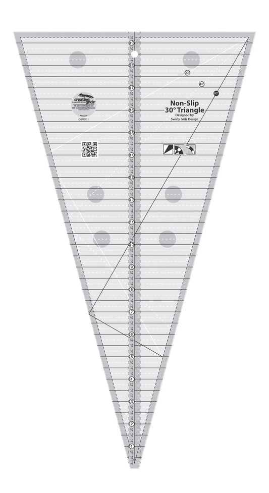 Creative Grids 30 Degree Triangle Quilt Ruler