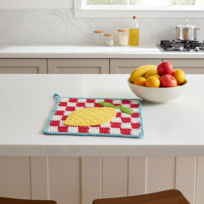 Crochet Fruit Trivet - Madison's Niche
