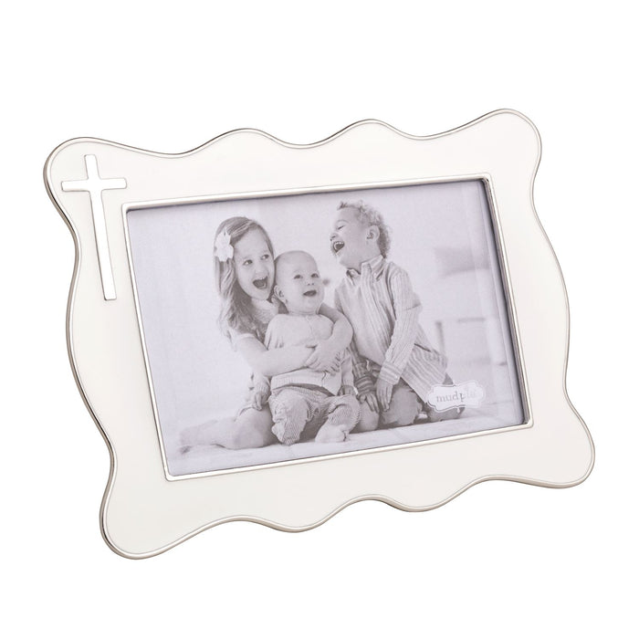 Cross Enamel Frame - Madison's Niche