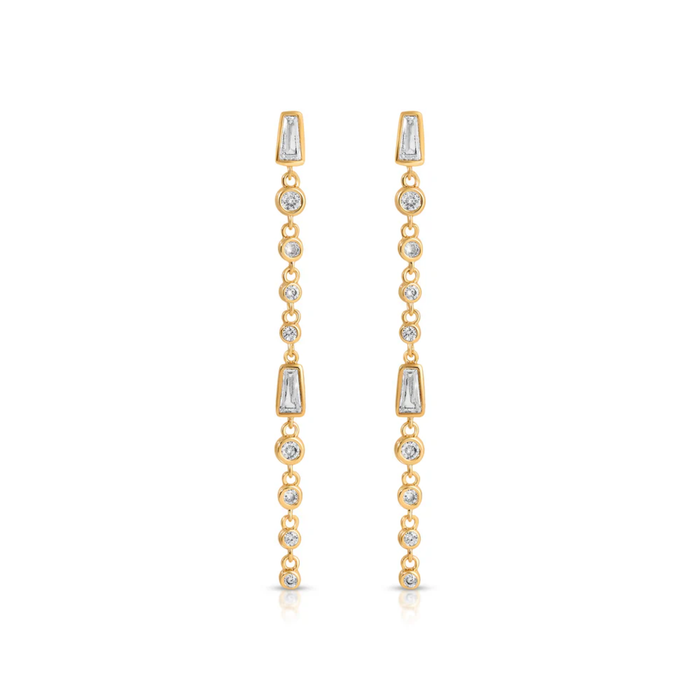 Crystal Linear Earrings