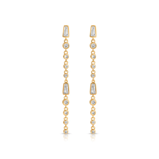 Crystal Linear Earrings
