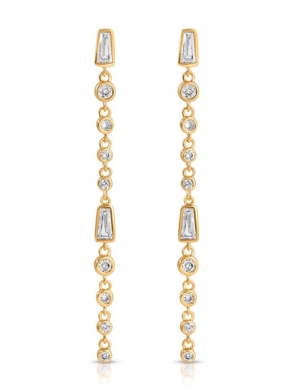 Crystal Linear Earrings