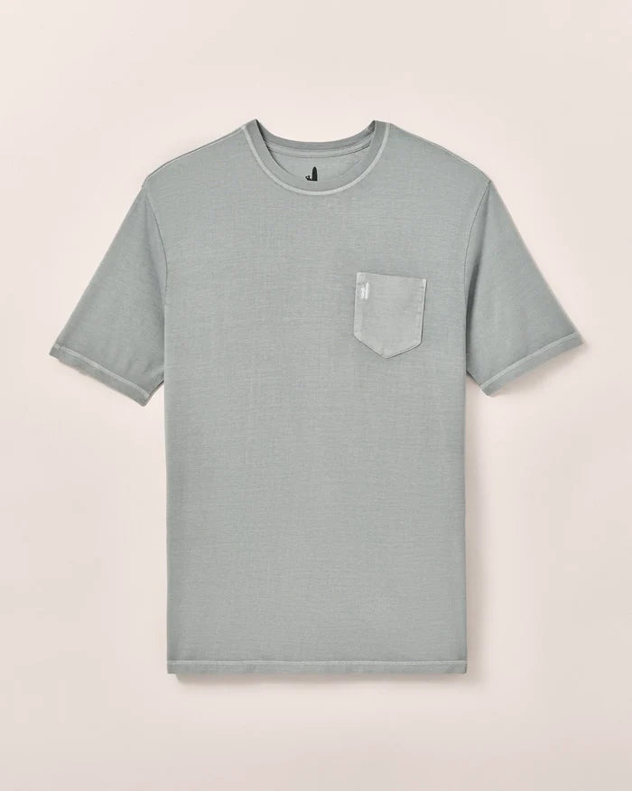 Dale Pocket Tee in Steel - Madison's Niche