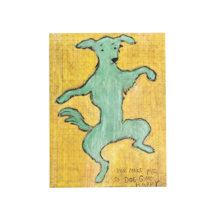 Dancing Dog Art Poster - Madison's Niche