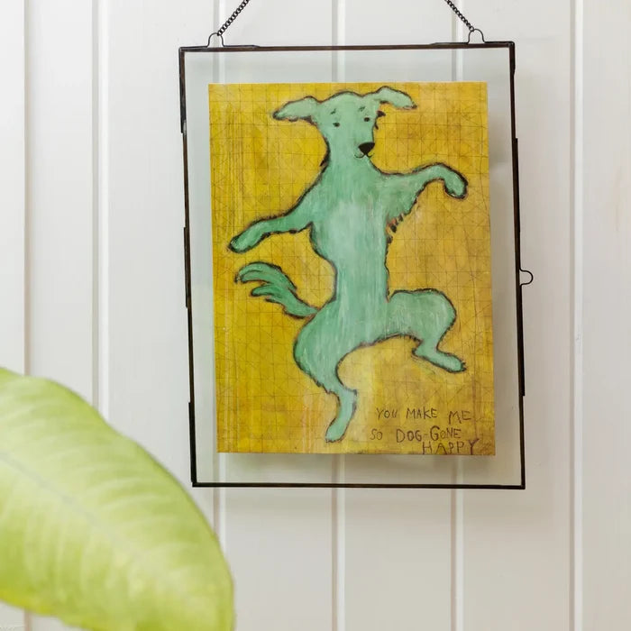 Dancing Dog Art Poster - Madison's Niche