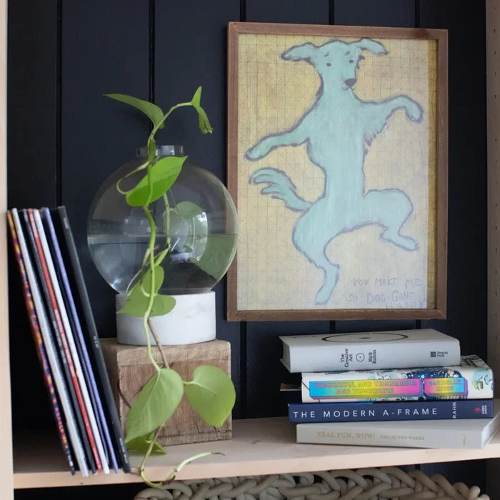 Dancing Dog Art Poster - Madison's Niche