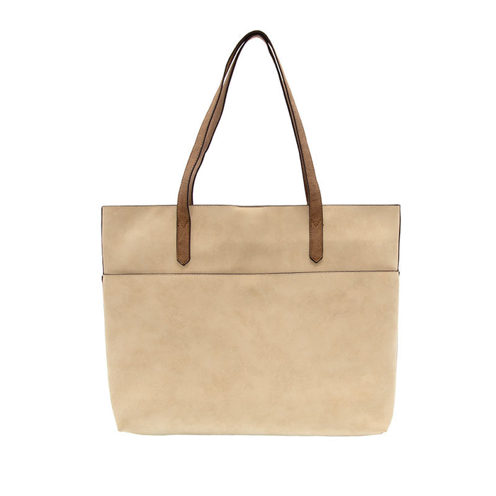 Danica Tote with Sleeve in Eggshell - Madison's Niche