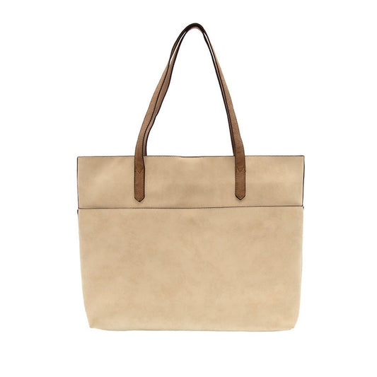 Danica Tote with Sleeve in Eggshell - Madison's Niche