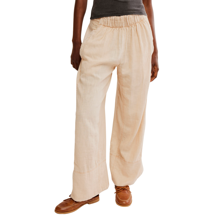 Day's End Linen Pull-On in Sand - Madison's Niche