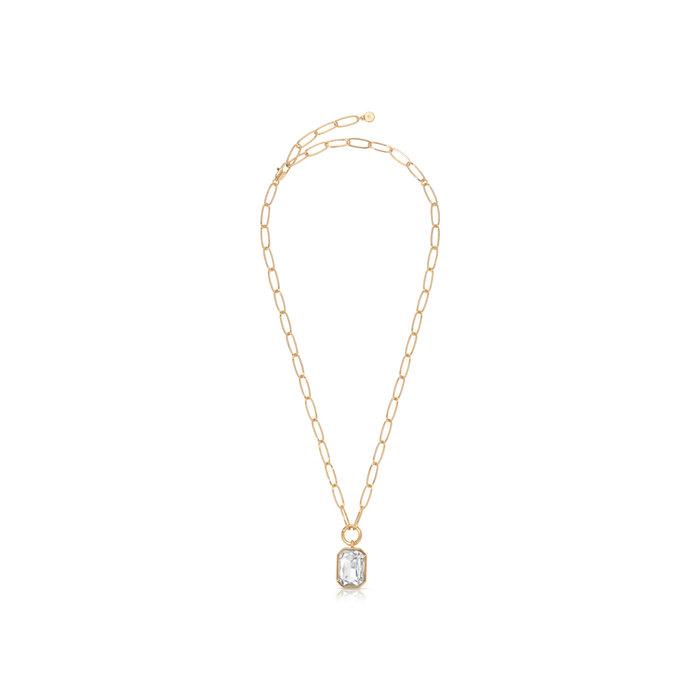 Deco Pendant Necklace in Gold - Madison's Niche