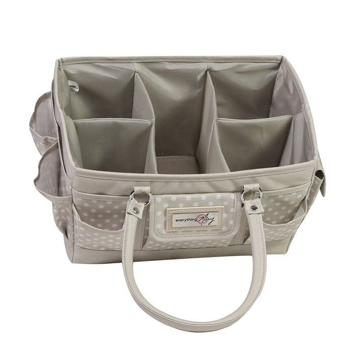 Deluxe Store & Tote Craft Organizer, Tan Dot