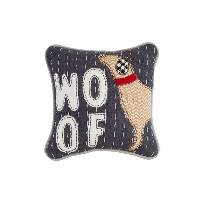 Dog Applique Mini Pillow - Madison's Niche