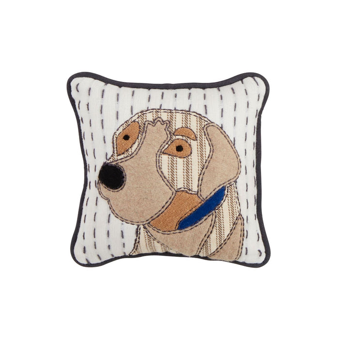 Dog Applique Mini Pillow - Madison's Niche