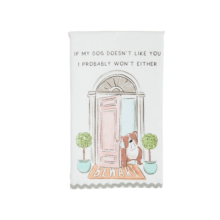 Dog Ric Rac Towel - Madison's Niche
