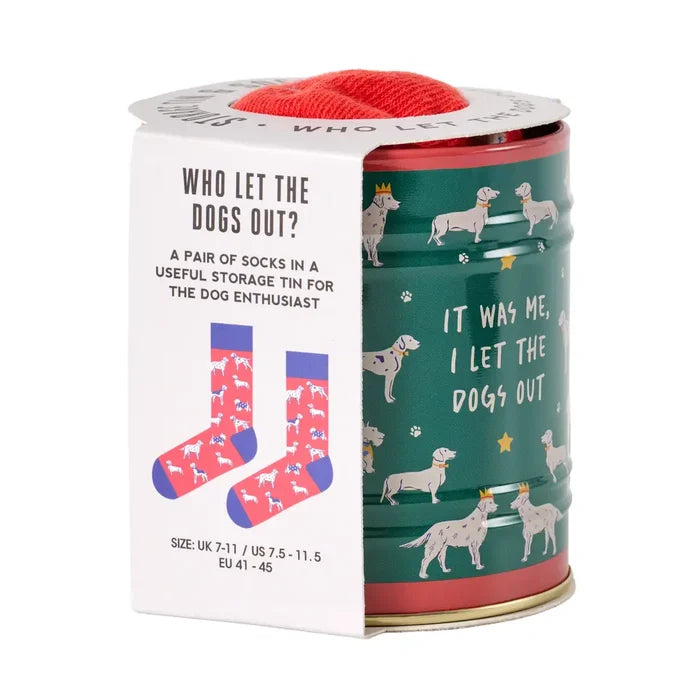 Dogs Socks in A Tin - Madison's Niche