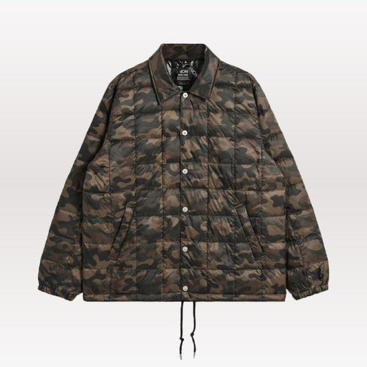 Down Coach Jacket - Camo