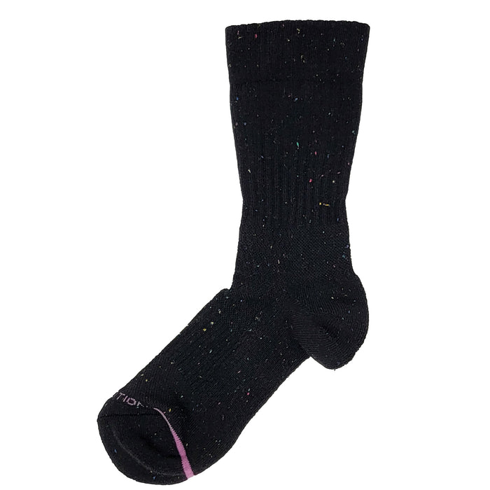 Dr. Motion Women's Outdoor Compression Crew Socks Nep Yarn