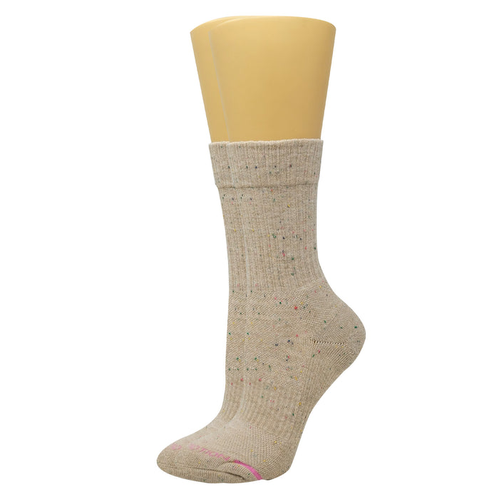 Dr. Motion Women's Outdoor Compression Crew Socks Nep Yarn