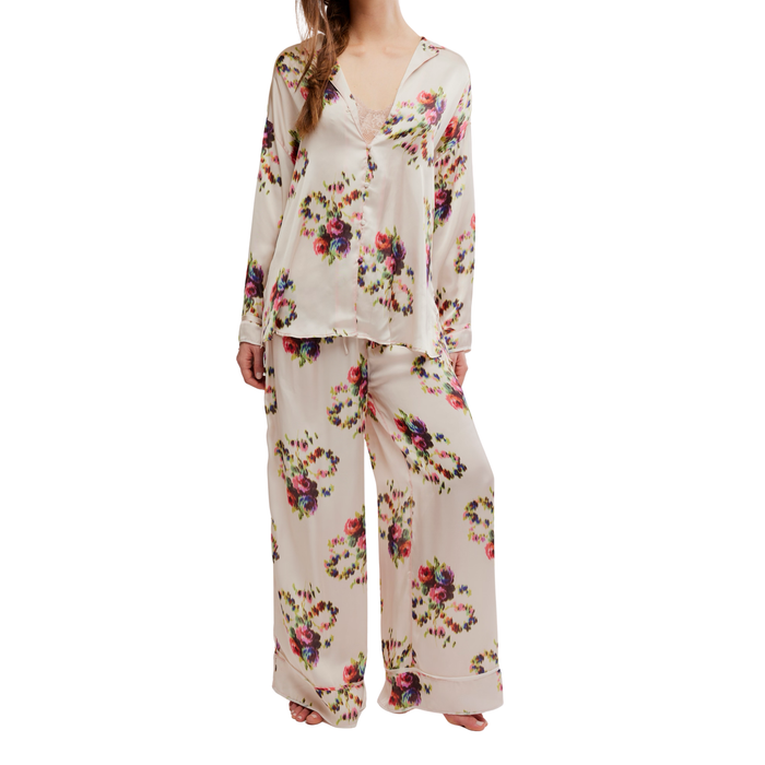 Dreamy Days Pajama Set in Antique - Madison's Niche