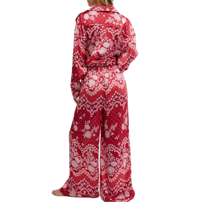 Dreamy Days Pajama Set in Cherry - Madison's Niche