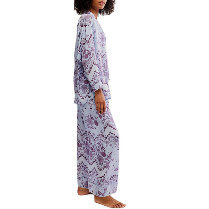 Dreamy Days Pajama Set in Ice - Madison's Niche