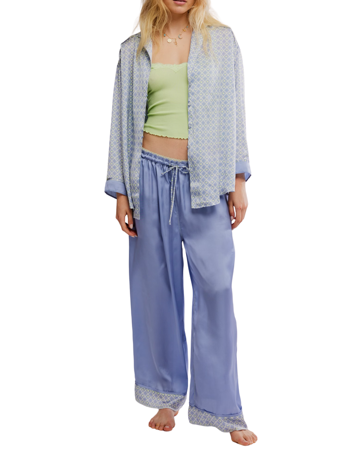 Dreamy Days Pajama Set in Lime Kiwii - Madison's Niche