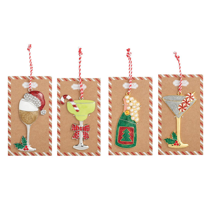 Drinking Enamel Ornament