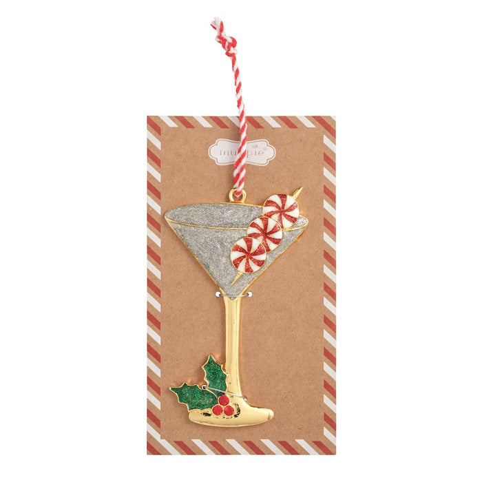 Drinking Enamel Ornament