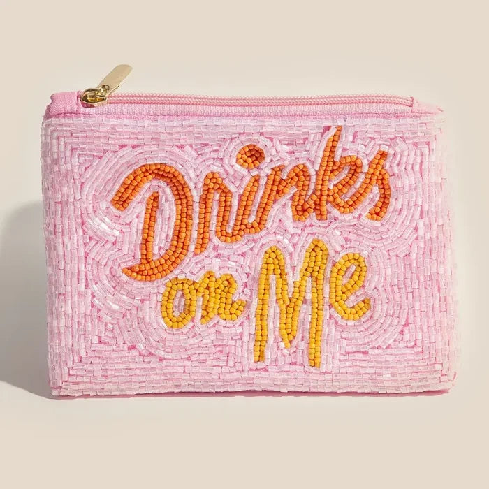 Drinks On Me Coin Purse - Madison's Niche