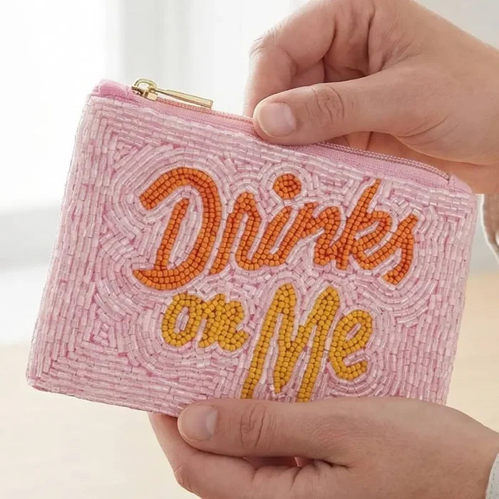 Drinks On Me Coin Purse - Madison's Niche