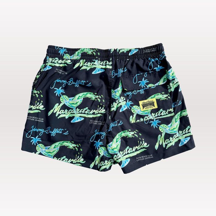 Duvin X Margaritaville Glass Swim Shorts - Black