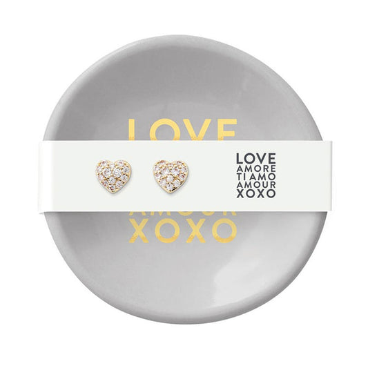Earrings & Tray Set - Love Amore - Madison's Niche