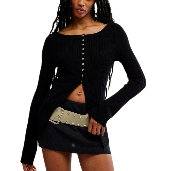 East Side Cardigan in Black - Madison's Niche