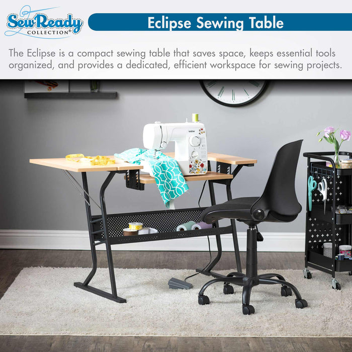Eclipse Hobby Table Black / Maple