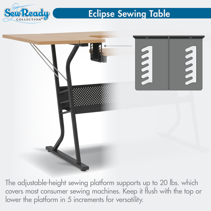 Eclipse Hobby Table Black / Maple